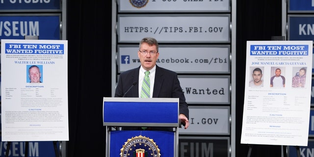 FBI Most Wanted-Pressekonferenz im Jahr 2013