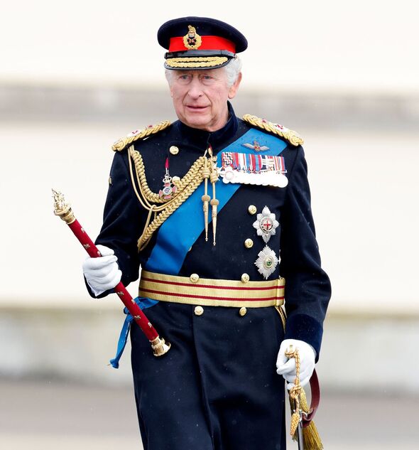 König Karl III. an der Royal Military Academy