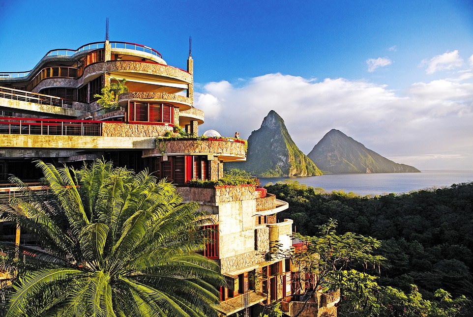Jade Mountain is honeymooner heaven, with staff that respond to the slightest whim, Frank says