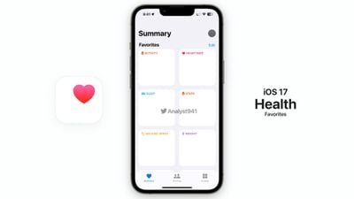 iOS 17 Gesundheits-App