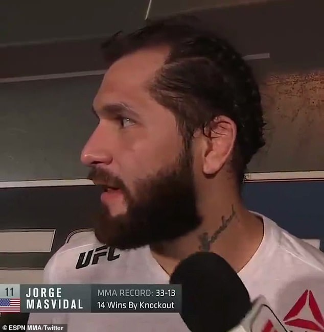 Just minutes after his devastating KO win over Darren Till in 2019, Jorge Masvidal cut a backstage interview short and punched Leon Edwards in the face