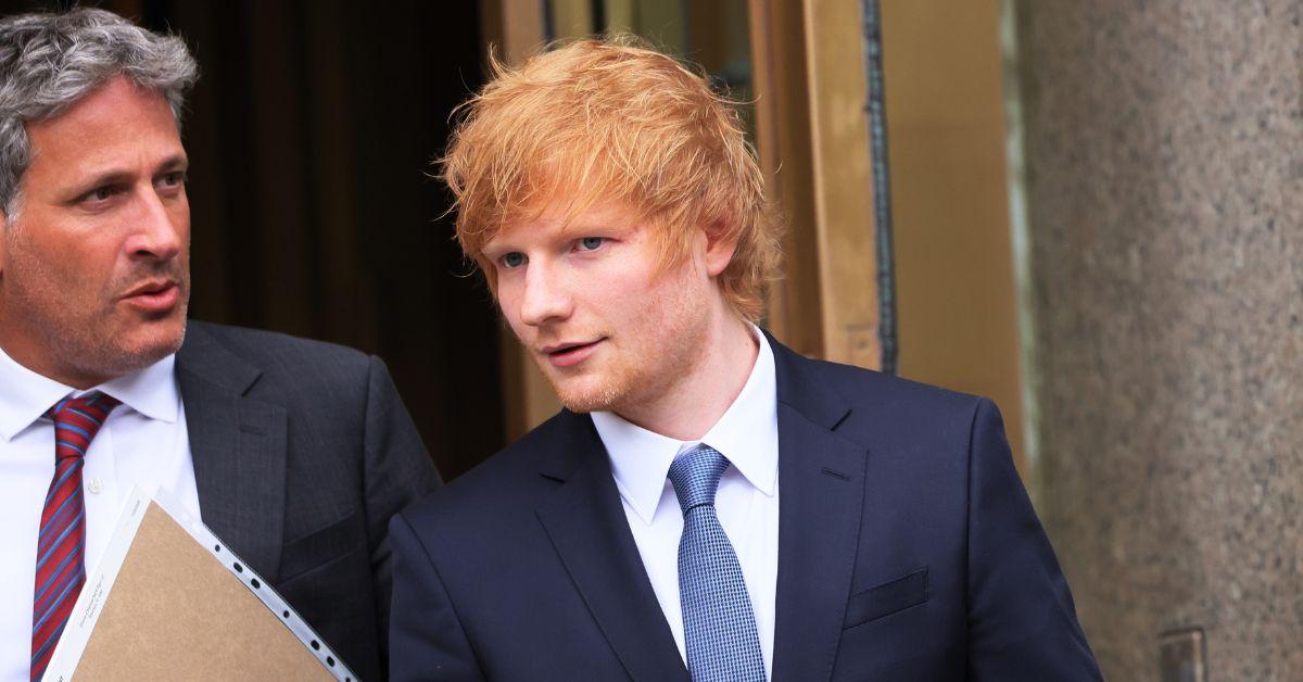 Ed Sheeran im Gerichtsgebäude von Manhattan am 25. April 2023.