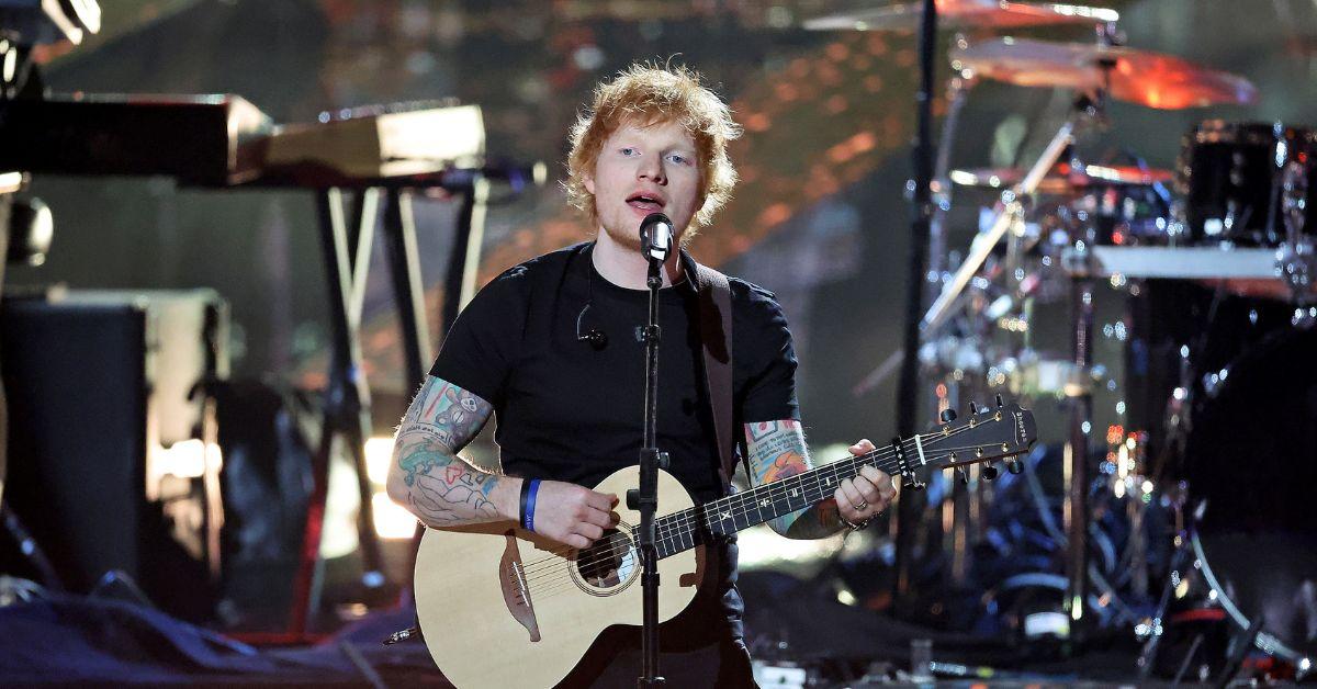 Ed Sheeran bei der Rock and Roll Hall of Fame-Zeremonie in LA am 5. November 2022.