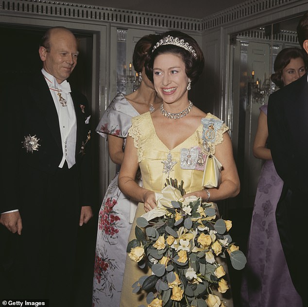 Prinzessin Margaret trug oft die Tiara, auch bei dieser Veranstaltung um 1970