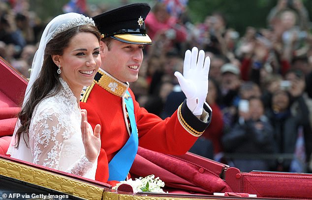 Die verstorbene Königin Elizabeth lieh Kate die Halo-Tiara für ihre Hochzeit mit William