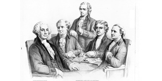 Washington und Kabinett