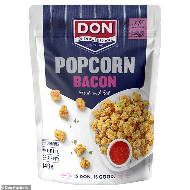 Feinschmecker strömen in die Supermärkte, um den neu auf den Markt gebrachten Popcorn-Bacon von Don Smallgoods in die Hände zu bekommen, der in wenigen Minuten aufgewärmt und genossen werden kann