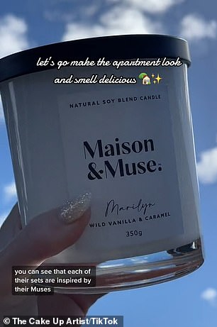 Käufer sind besessen von der Marilyn-Kerze von Maison and Muse im Wert von 25 US-Dollar (im Bild), die gerade bei Woolworths eingeführt wurde