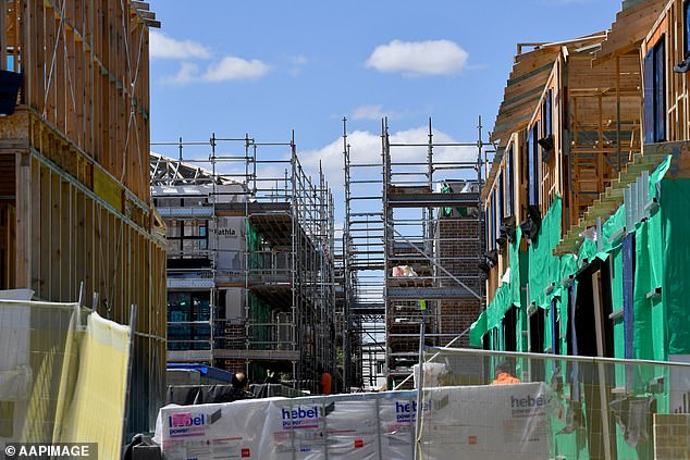 Wedgewood Constructions mit Sitz in Magill in den östlichen Vororten von Adelaide wurde am Sonntag nach 14 Jahren im Geschäft liquidiert (im Bild eine Baustelle in Sydney).