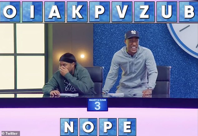 Fellow hosts Chunkz and Filly appeared open-mouthed as they laughed at KSI's answer, while he jokingly said 'sorry'