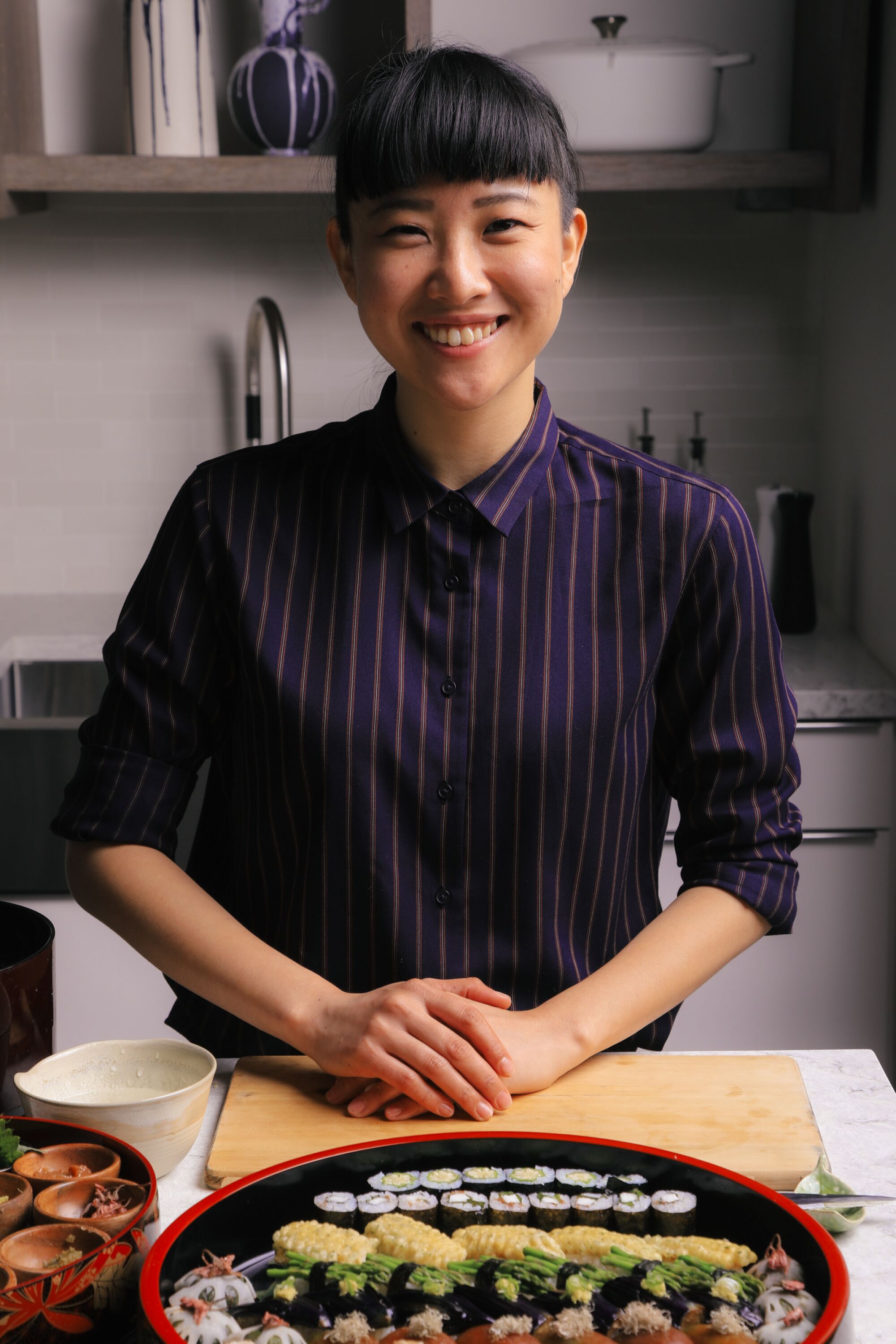 Sushi-Köchin Yoko Hasebe gründete Plant Sushi Yoko und macht veganes Sushi.