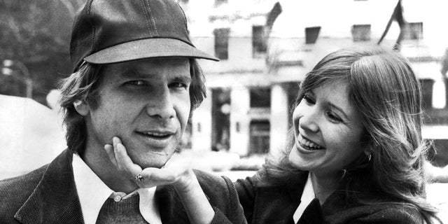Harrison Ford und Carrie Fisher