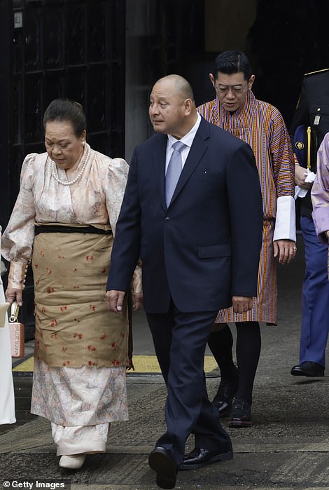 Tupou VI, the king of Tonga, attended the coronation of King Charles with his wife Nanasipauʻu Tukuʻaho