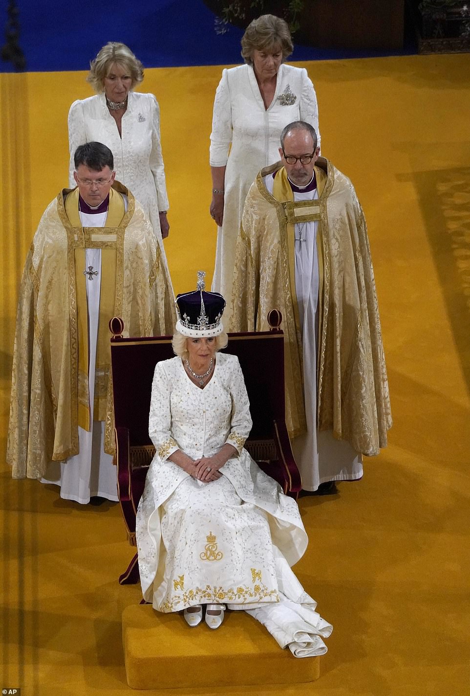 Queen Camilla looking regal after becoming Queen
