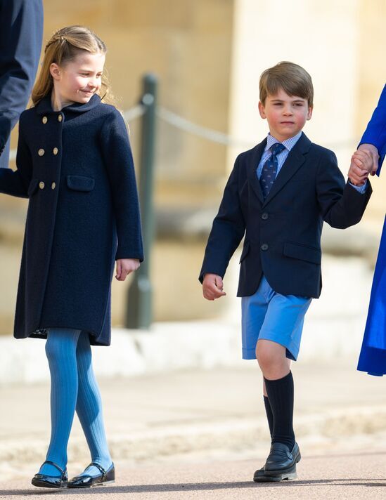Die britische Königsfamilie besucht den Oster-Mattins-Gottesdienst