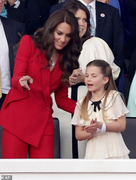 Wie die Mutter so die Tochter!  Kate und Prinzessin Charlotte schienen gleichermaßen interessiert zu sein, als sie das Konzert besuchten