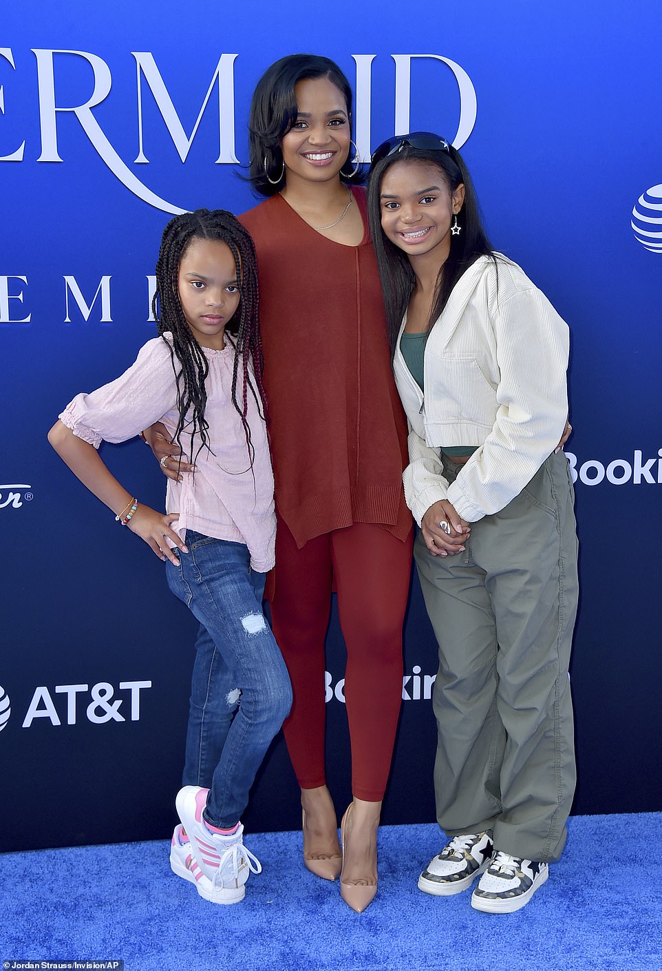 Kyla Pratt brought her two daughters along for the fun-filled premiere