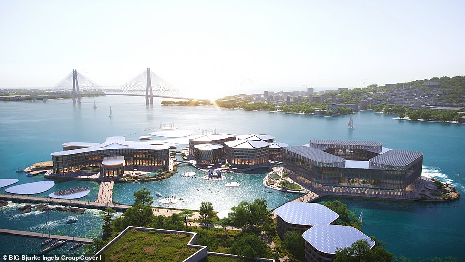 Die Idee einer schwimmenden Stadt mag wie ein Konzept aus dem neuesten Science-Fiction-Blockbuster klingen.  Aber es soll in Busan, Südkorea, Realität werden, wo Wissenschaftler mit Unterstützung der UN den weltweit ersten Prototypen einer schwimmenden Stadt bauen