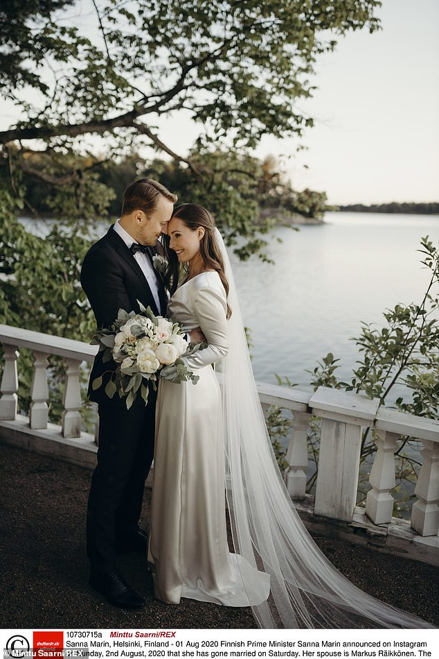 Marin got married to Markus in August 2020 and posted a photo on Instagram of the pair on their wedding day