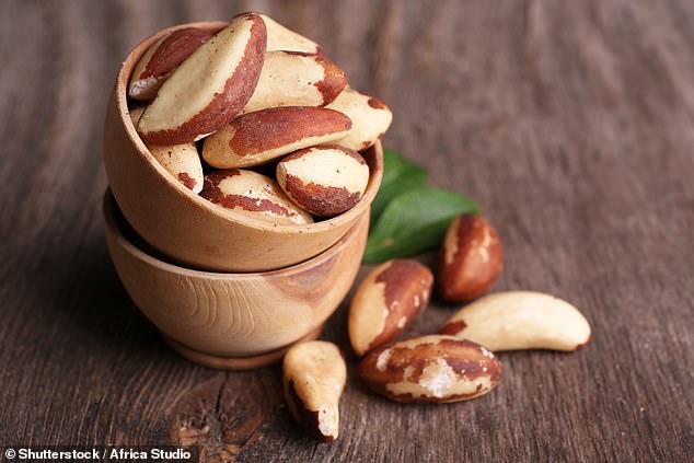 Nuts are included in the top ten 'brain healthy' foods by the charity Dementia UK