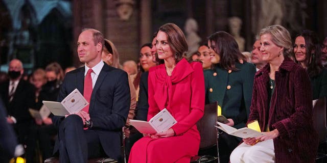 Kate Middleon Prinz William Gräfin Sophie beim Weihnachtskonzert 2021