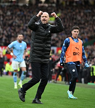 Erik ten Hag's side avenged the defeat in the first derby