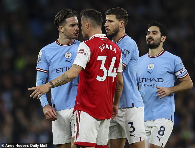The clash at the Etihad between the division's top two sides was a tense encounter