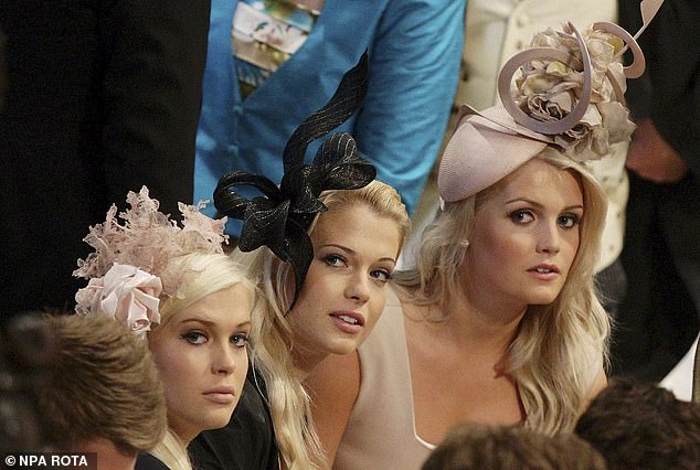 Charles Spencer's daughters also attended the wedding of Prince William and Kate Middleton