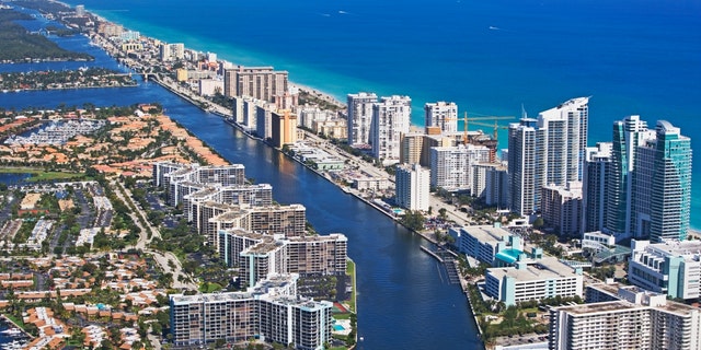 Luftaufnahme von Hollywood, Florida