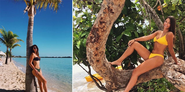 Jamie Komoroski posiert in Bikinis in Resorts auf den Turks- und Caicosinseln sowie auf Jamaika.