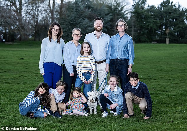 The treatment Kate needed ¿ a bone marrow transplant ¿ involves first undergoing chemotherapy to kill off the patient's unhealthy bone marrow cells, then the donor cells are infused via a drip (the families pictured together)