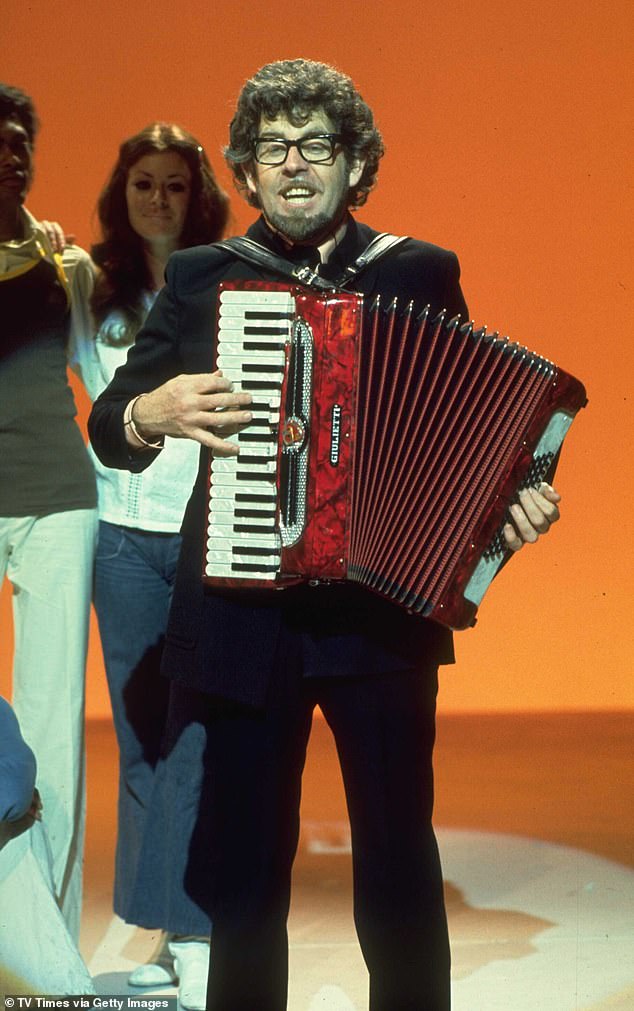 The Australian-born entertainer was a family favourite in the UK for decades, playing a range of unusual instruments such as the accordion