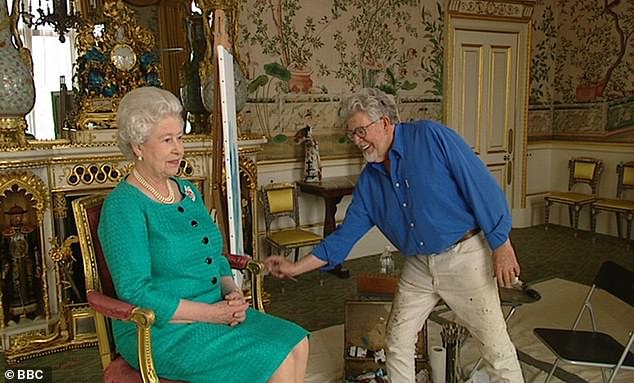 Years before his 2014 conviction, Harris was given the honour of painting a portrait of the late Queen to mark her 80th birthday