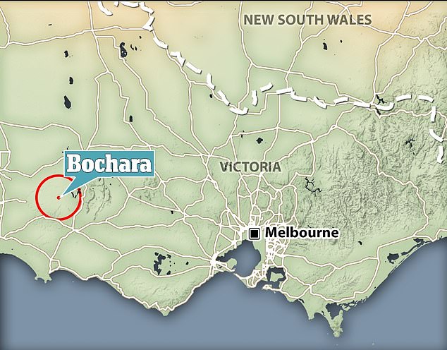 Bochara hat weniger als hundert Einwohner und liegt etwa dreieinhalb Stunden westlich von Melbourne