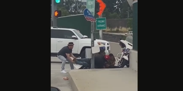 Polizeiangriff in Kalifornien