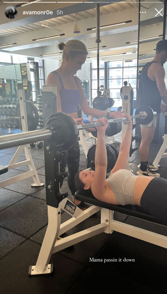 Amy Robach hat während des Fitnessstudios einen seltenen Auftritt in den sozialen Medien ihrer Tochter
