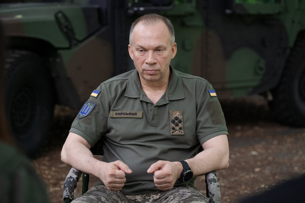 Oleksandr Syrskyi, der Kommandeur der ukrainischen Bodentruppen
