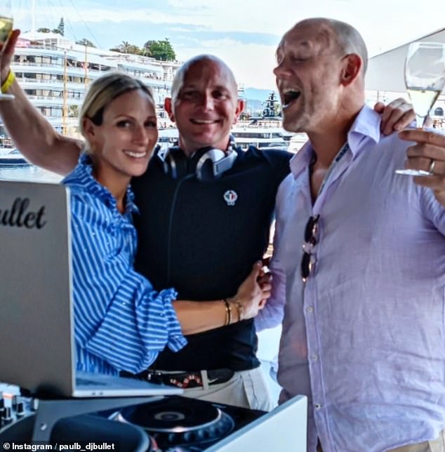 DJ Paul Borkowski – der Resident-DJ von F1 Experiences – postete nach der Bootsparty ein Foto mit den Royals