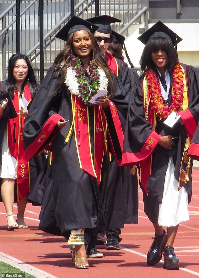 Sasha Obama, 21, schloss am Freitag ihr Studium an der University of Southern California ab