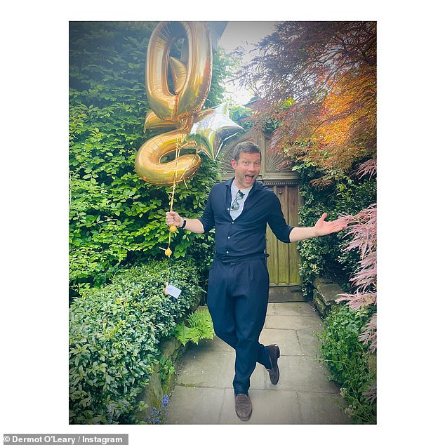 Milestone! This Morning's Dermot O'Leary shared a fun snap from his 50th birthday celebrations on Wednesday