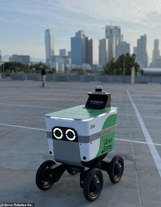 Tausende von vierrädrigen Robotern werden bald in großen US-Städten losgelassen und Burritos, Salate und andere bei Uber Eats aufgegebene Essensbestellungen abgeben