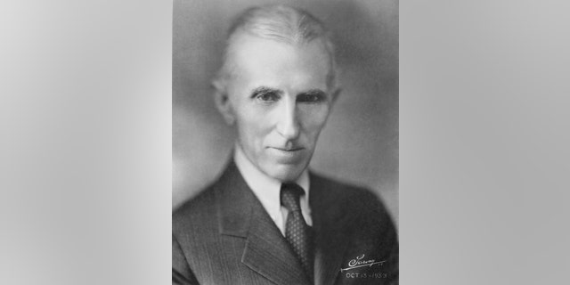 Porträt von Nikola Tesla