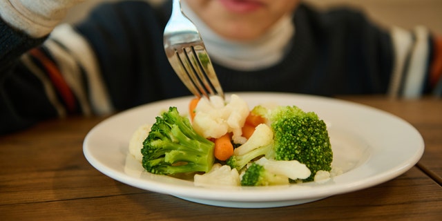 Gemüse auf einem Teller