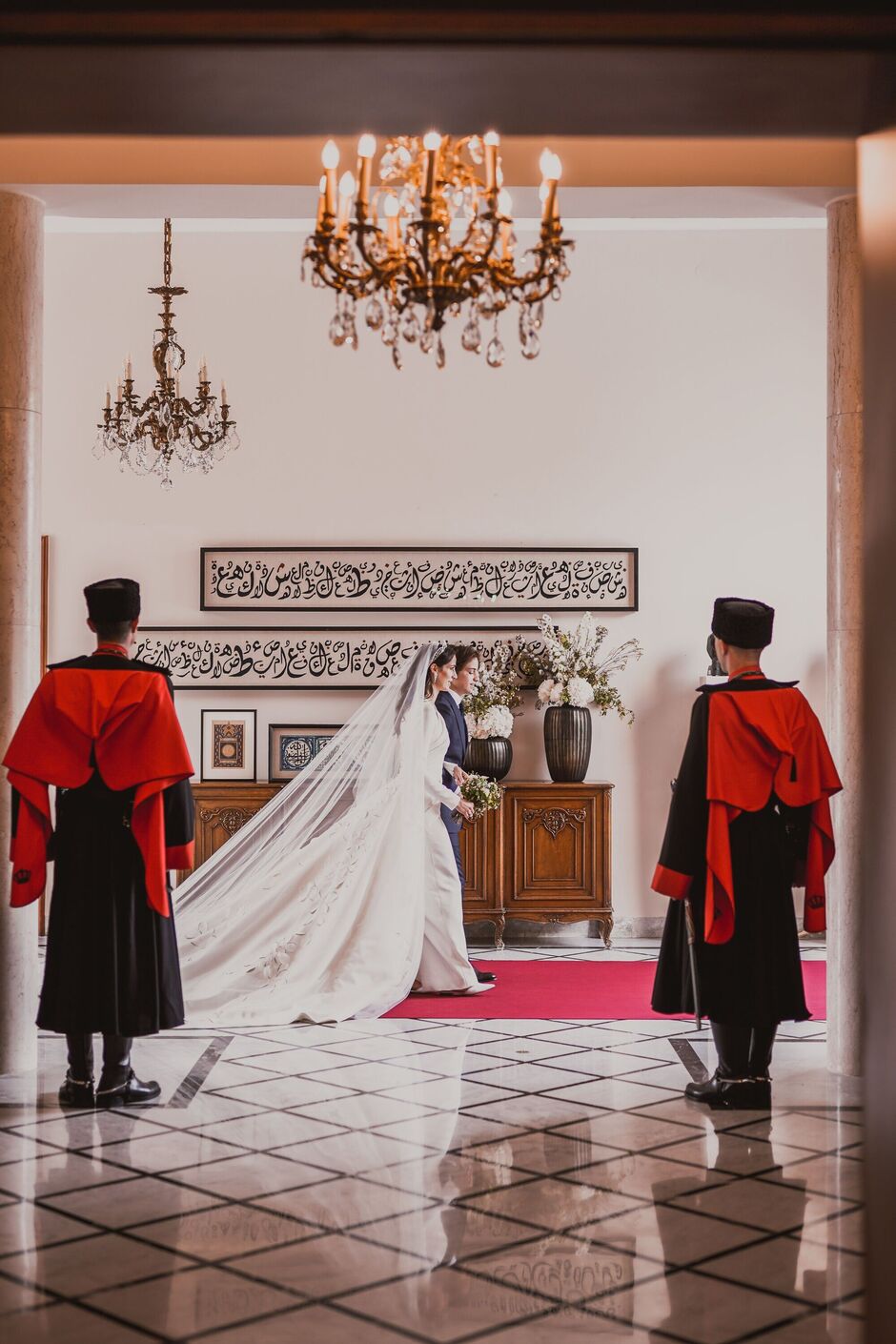 Kronprinz Hussein heiratet seine saudische Braut