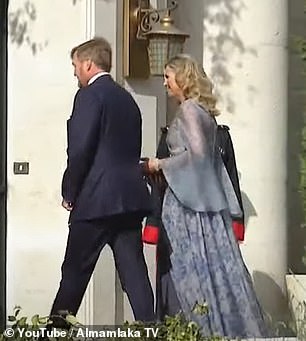 Königin Maxima und König Willem-Alexander kommen zur Hochzeit