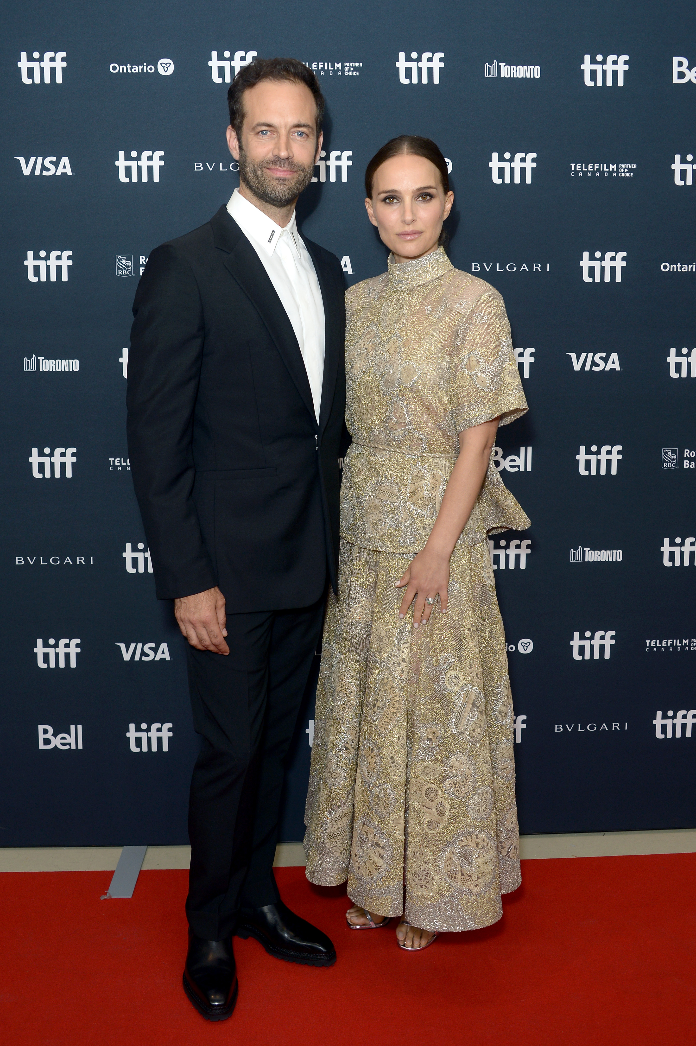 Benjamin Millepied und Natalie Portman beim Toronto International Film Festival 2022.