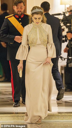 Amongst those attending were the Prince and Princess of Wales, as well as Princess Beatrice (pictured) and her husband