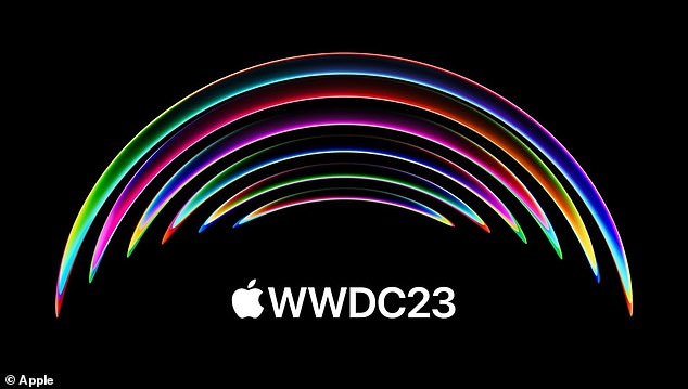 Ein Blick auf das neue Headset?  Ein kryptisches Werbebild für die diesjährige Worldwide Developer Conference (WWDC) zeigt geschwungene farbige Linien