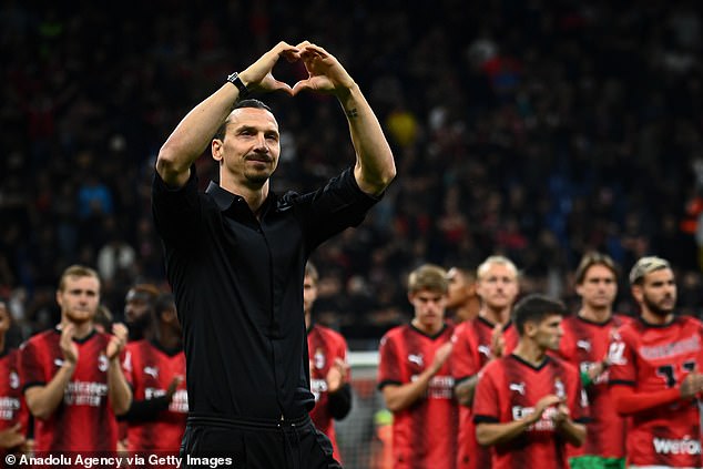 Zlatan Ibrahimovic said goodbye to AC Milan as he prepares to leave the club again and retire