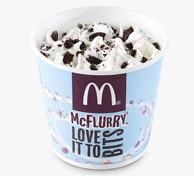 A UK Oreo McFlurry contains 258 calories while the US version has 510